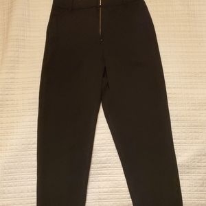 Aritzia Wilfred Cropped Black Trousers